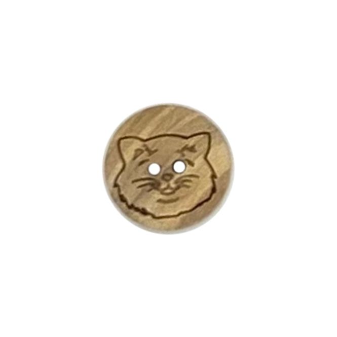 Hovedbilde Rund Treknapp Kattefjes