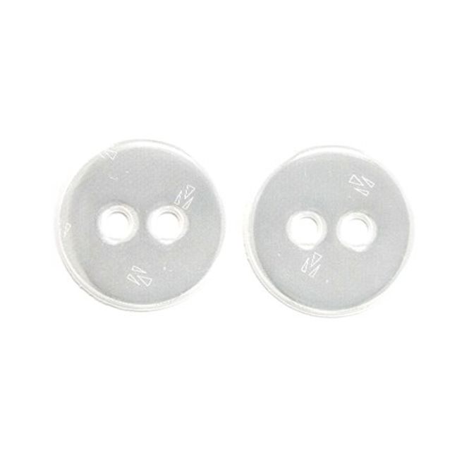 Hovedbilde 2 stk Refleksknapp Rund 40mm Hvit