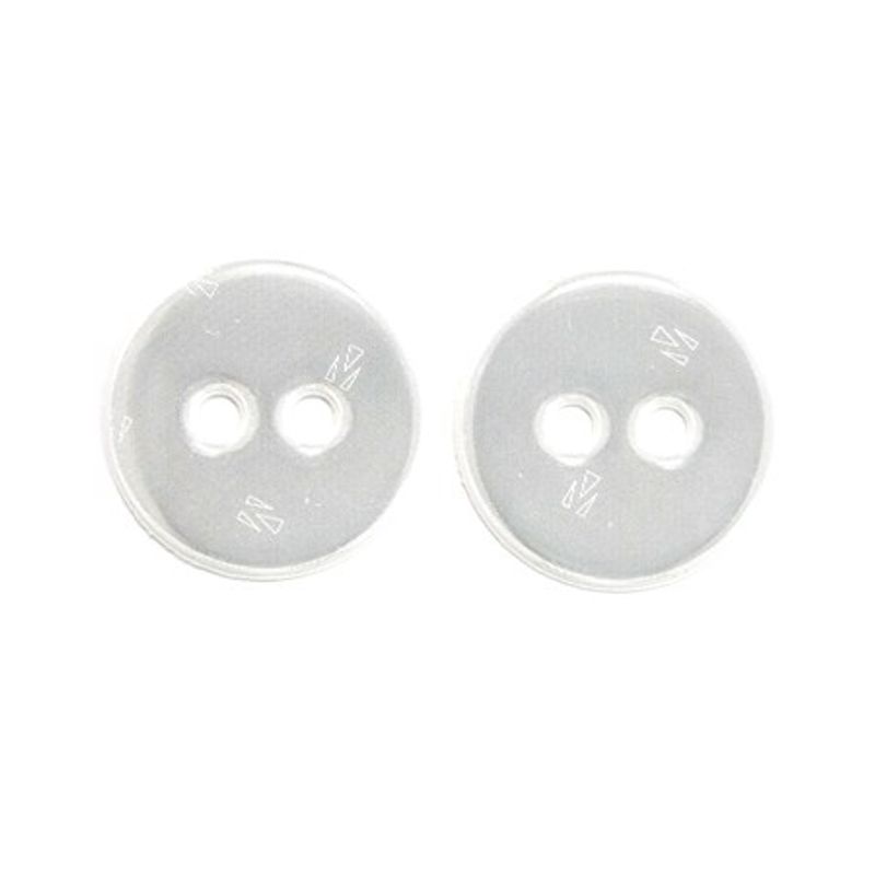 2 stk Refleksknapp Rund 40mm Hvit