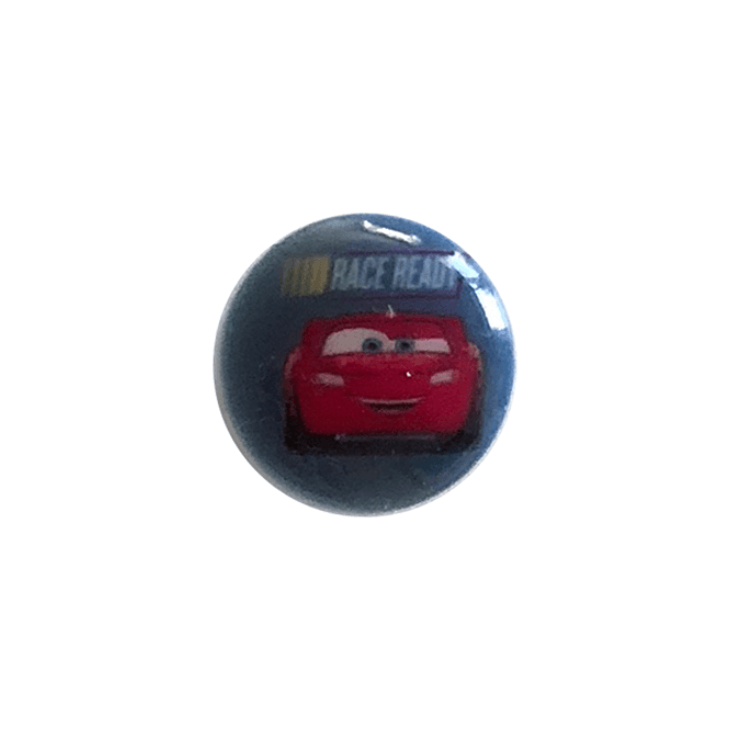 Hovedbilde Disneyknapp Lynet McQueen 15mm