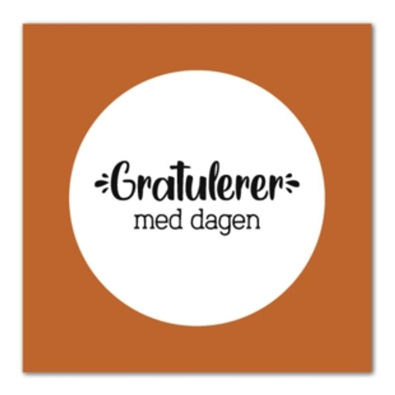Kort - Gratulerer med dagen