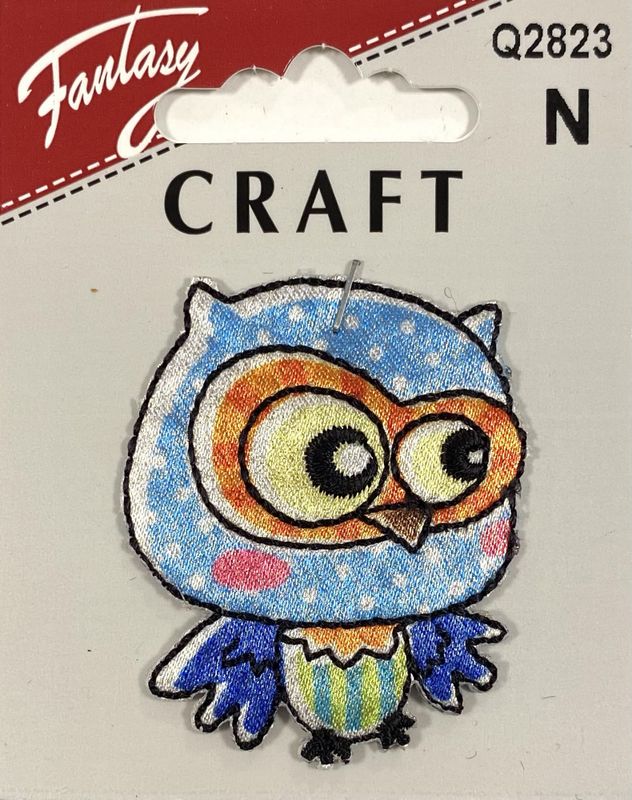 Blå ugle stor - Strykemerke