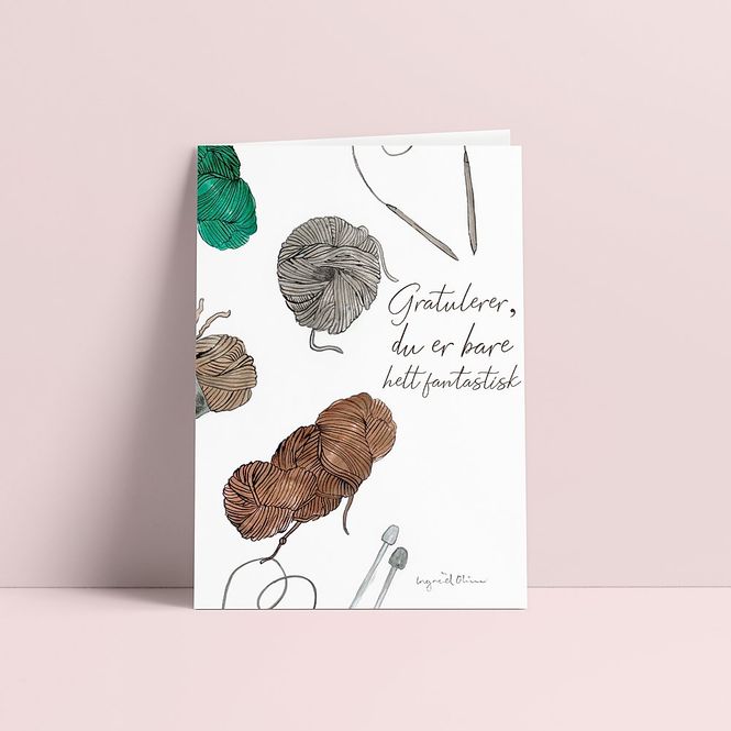 Hovedbilde Kort - Gratulerer du er bare helt fantastisk