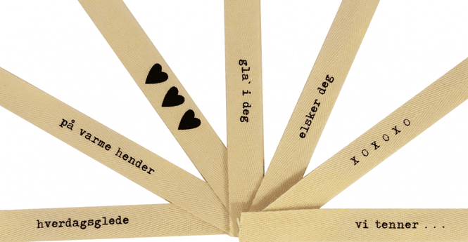 Hovedbilde Bånd med tekst