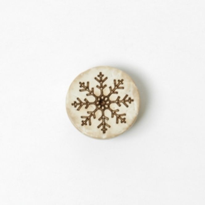 Hovedbilde Kokosknapp med snøfnugg