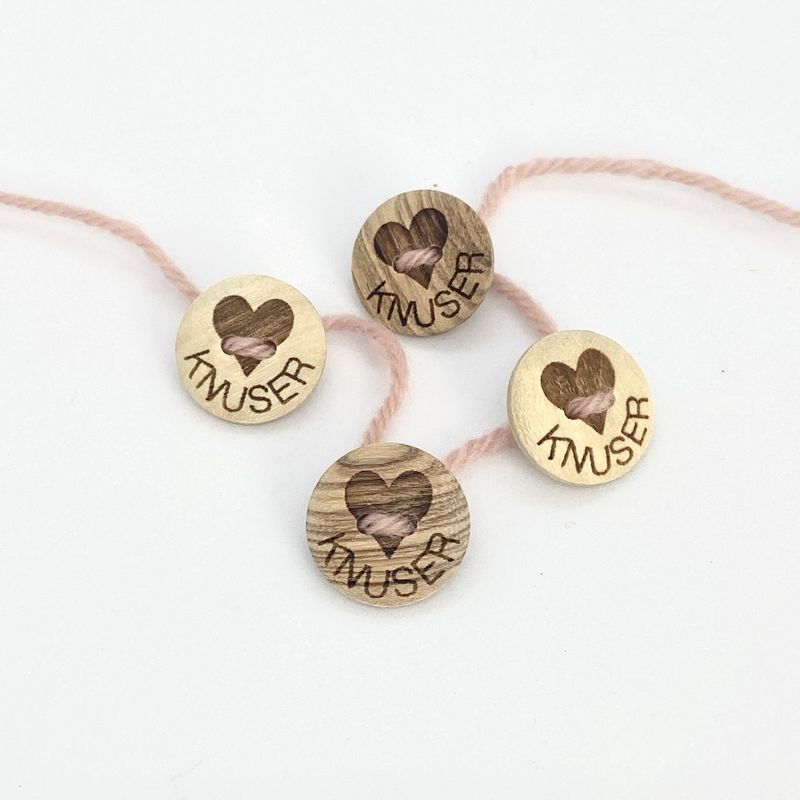 🖤 KNUSER knapp 18mm