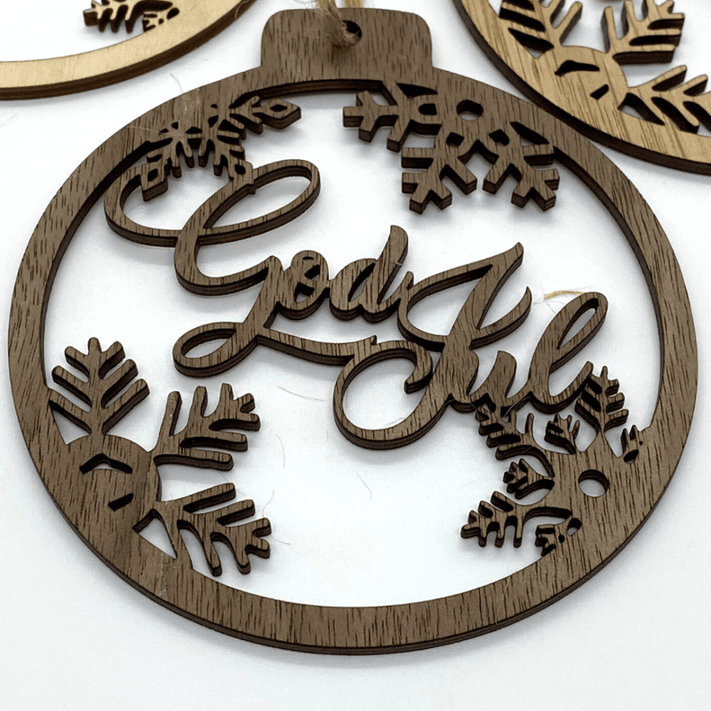 Julekule i tre - God Jul