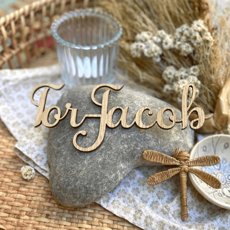 Bordkort i tre - Retro