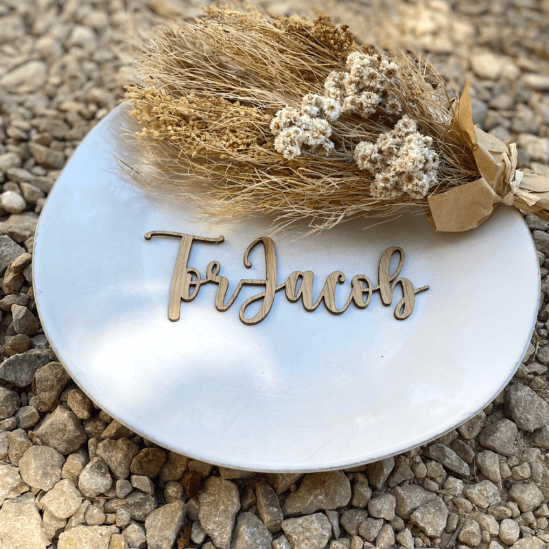 Bordkort i tre - Honey