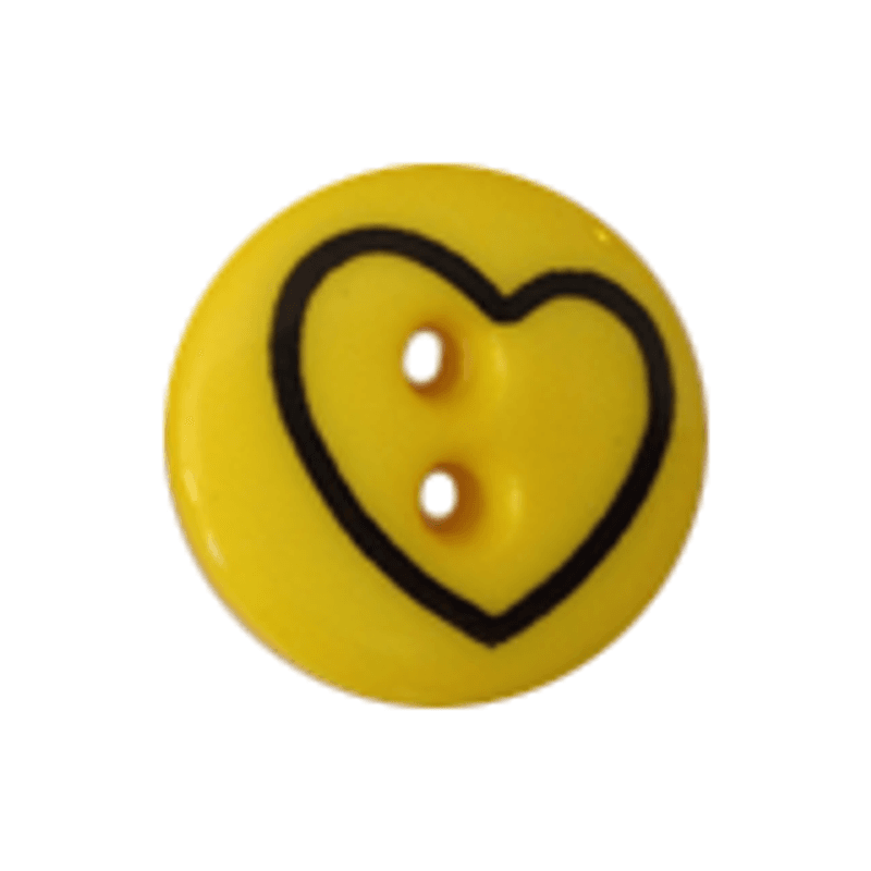 Barneknapp hjerte 13mm