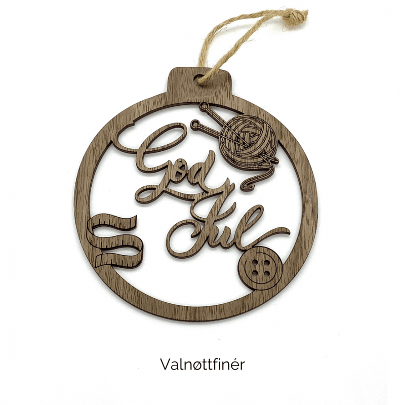 Julekule i tre - God Jul
